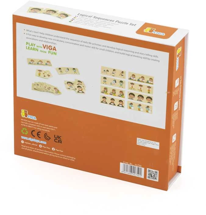 Dėlionė Viga Toys VIGA Wooden Puzzle Matching Activities for Kids