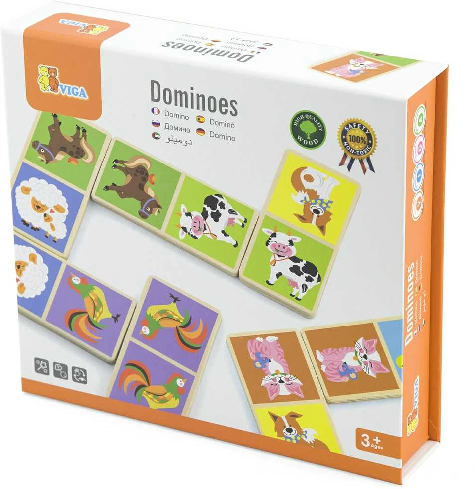„Domino Farma Viga Toys“ medinis žaidimas