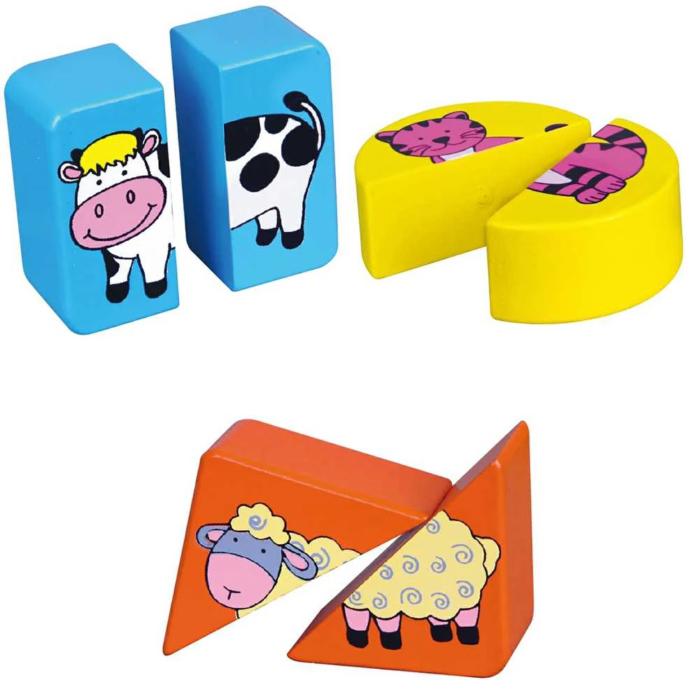 Dėlionė Viga Toys VIGA Educational Wooden Animal Puzzles