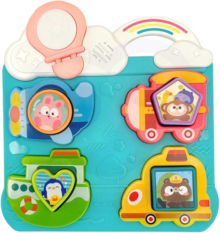 Woopie Baby WOOPIE Interaktyvi Dėlionė Transporto priemonės ir Gyvūnai Mėlyna
