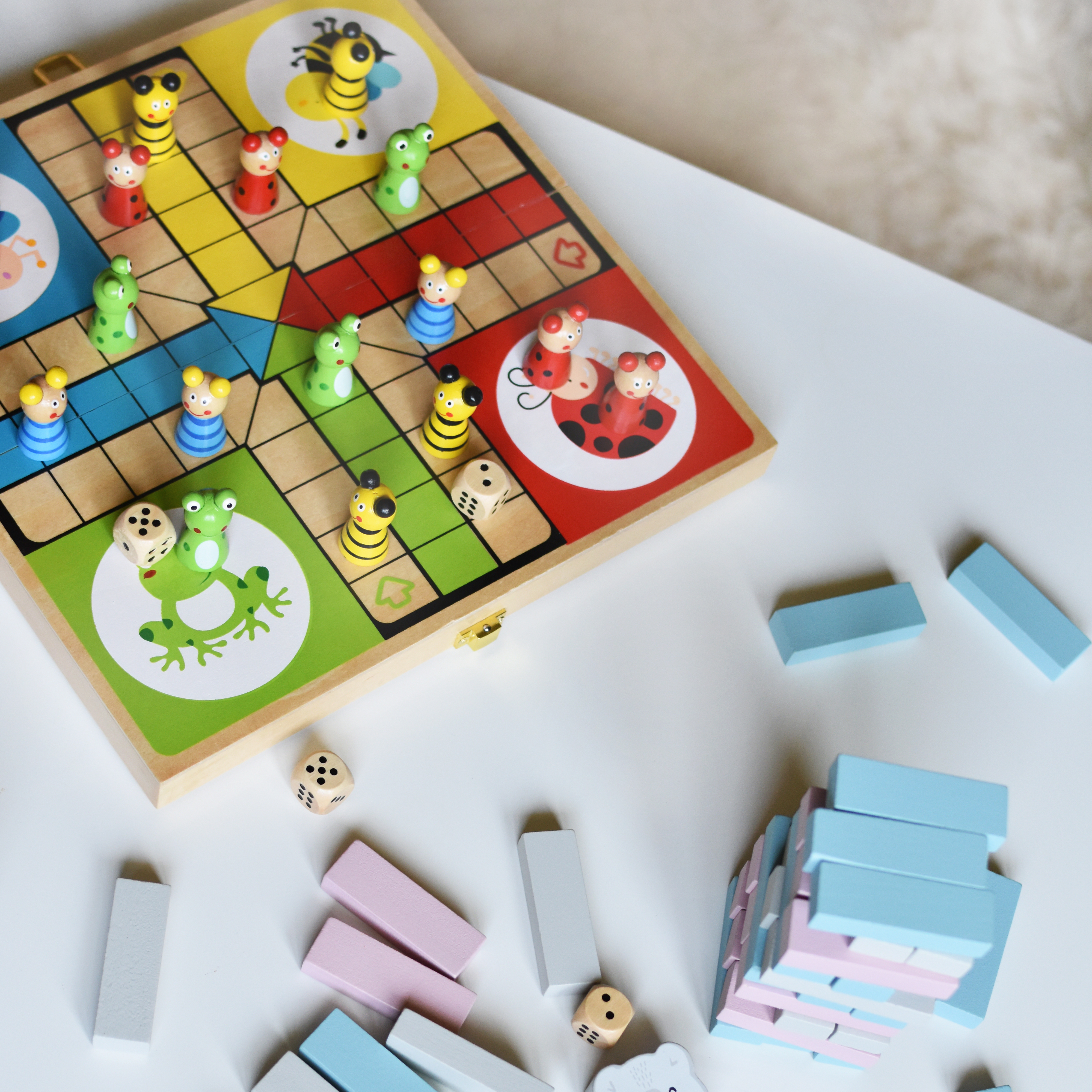 Viga Toys VIGA Wooden Ludo Game aprašymas - Prekės nuotrauka