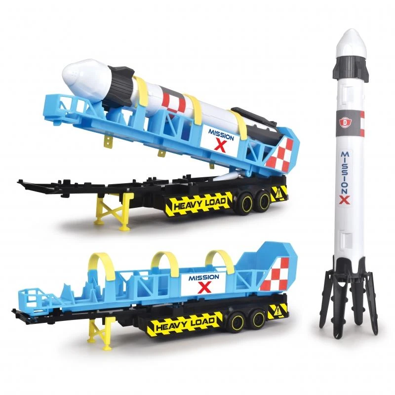 „Dickie City“ sunkvežimis su „Space Mission“ sunkvežimiu 41 cm raketa