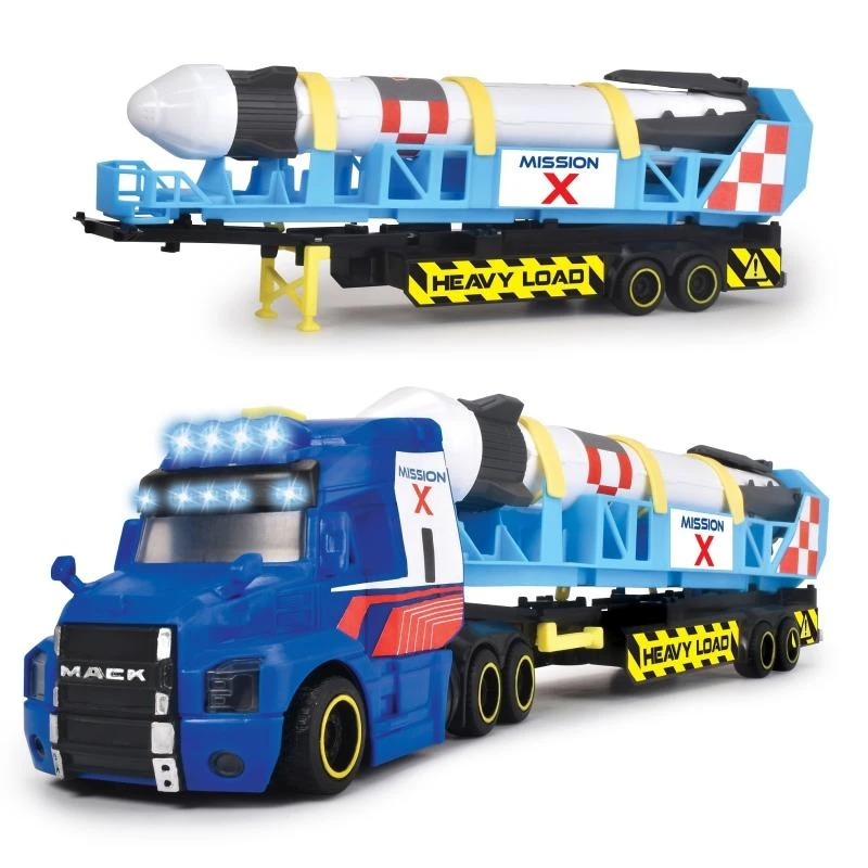 „Dickie City“ sunkvežimis su „Space Mission“ sunkvežimiu 41 cm raketa