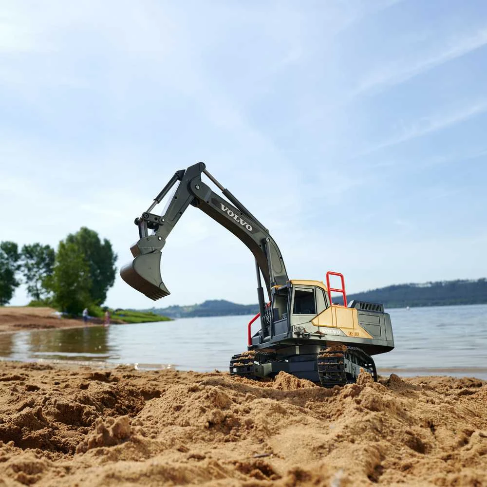 „Dickie Construction Volvo RC“ kasybos ekskavatorius nuotoliniu būdu kontroliuojamas 60 cm