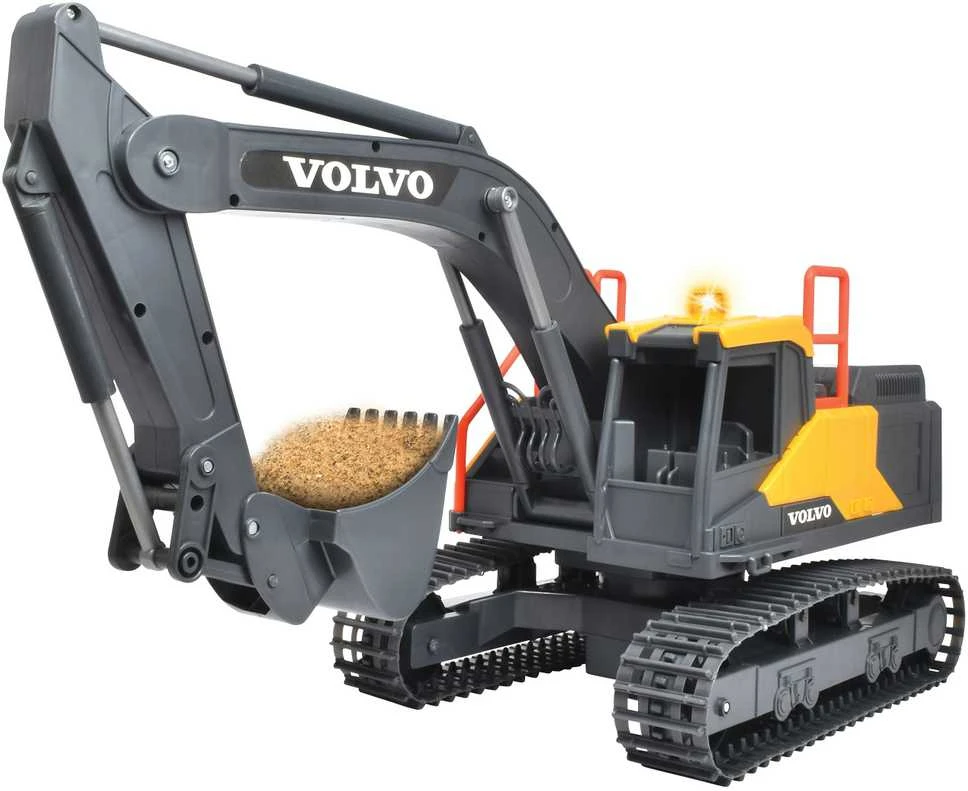 „Dickie Construction Volvo RC“ kasybos ekskavatorius nuotoliniu būdu kontroliuojamas 60 cm