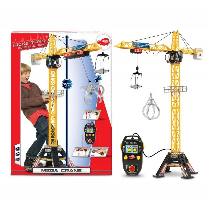Nuotoliniu būdu valdomas 120 cm aukšio kranas Dickie (203462412)