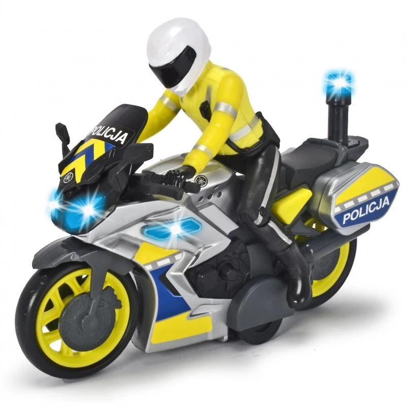 Dickie padažo policijos motociklas 17 cm