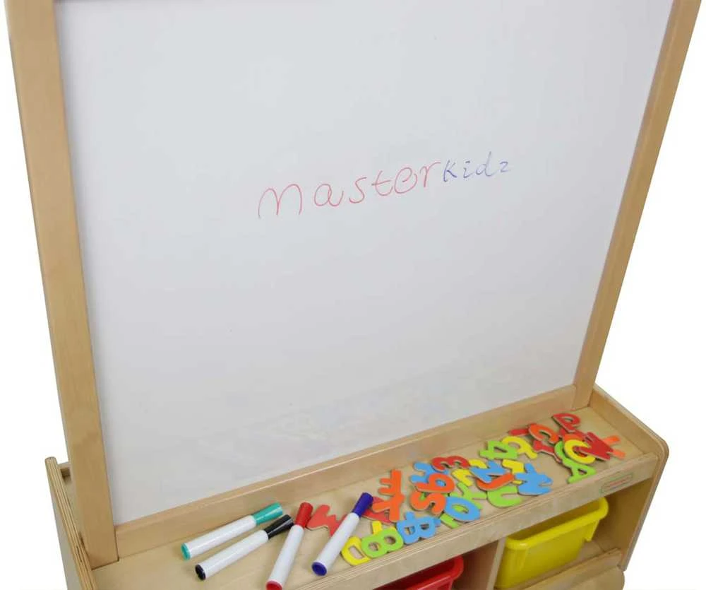 Masterkidz Dvipusė kreida ir magnetinė lenta rašymui