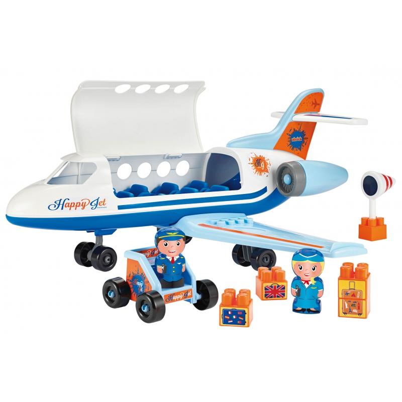Ecoiffier Smoby - Ecoiffier Abrick Klocki Plane 28 vnt.