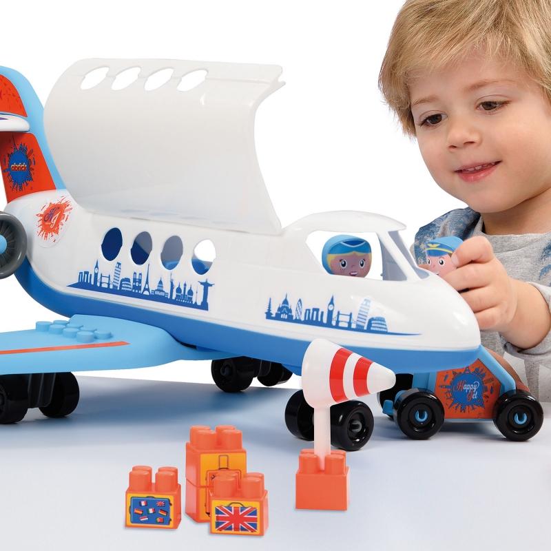 Ecoiffier Smoby - Ecoiffier Abrick Klocki Plane 28 vnt.