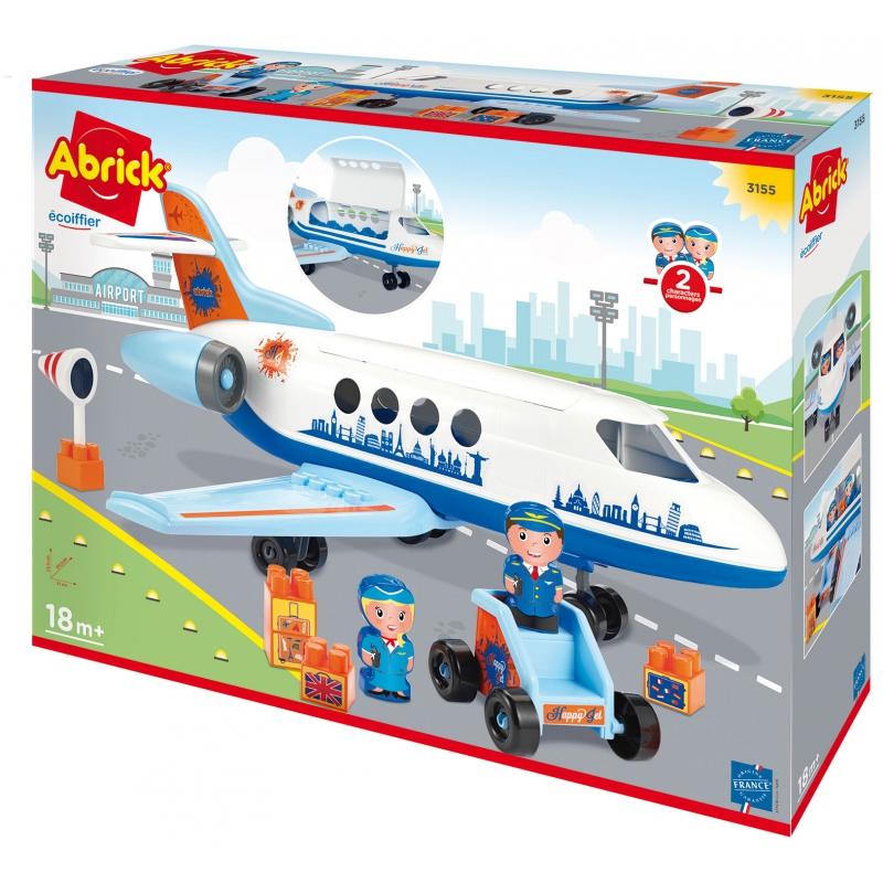 Ecoiffier Smoby - Ecoiffier Abrick Klocki Plane 28 vnt.