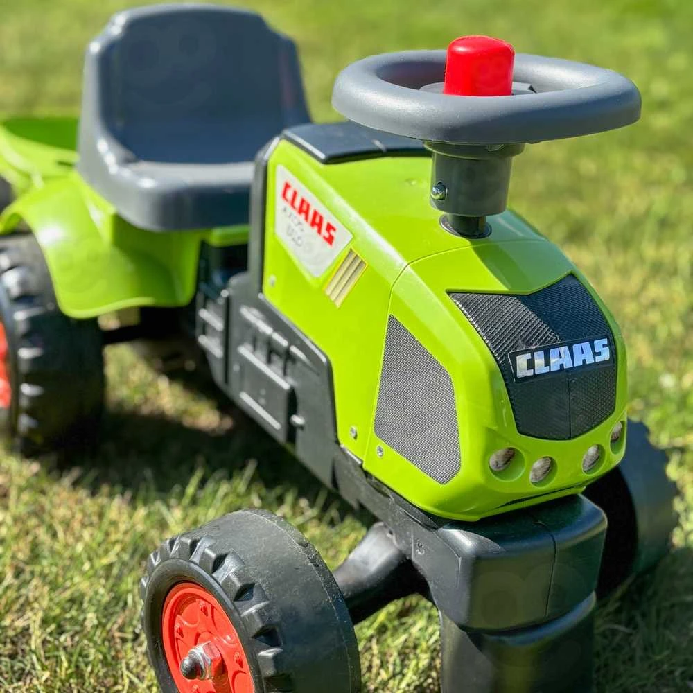FALK traktoriukas su priekaba Baby Claas Axos 310 žalias