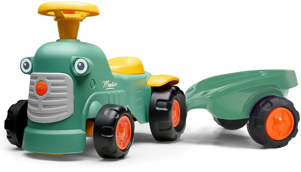 Nsh Nordic „Falk Baby Maurice Žalias Vintage“ traktorius su priekaba nuo 1 metų