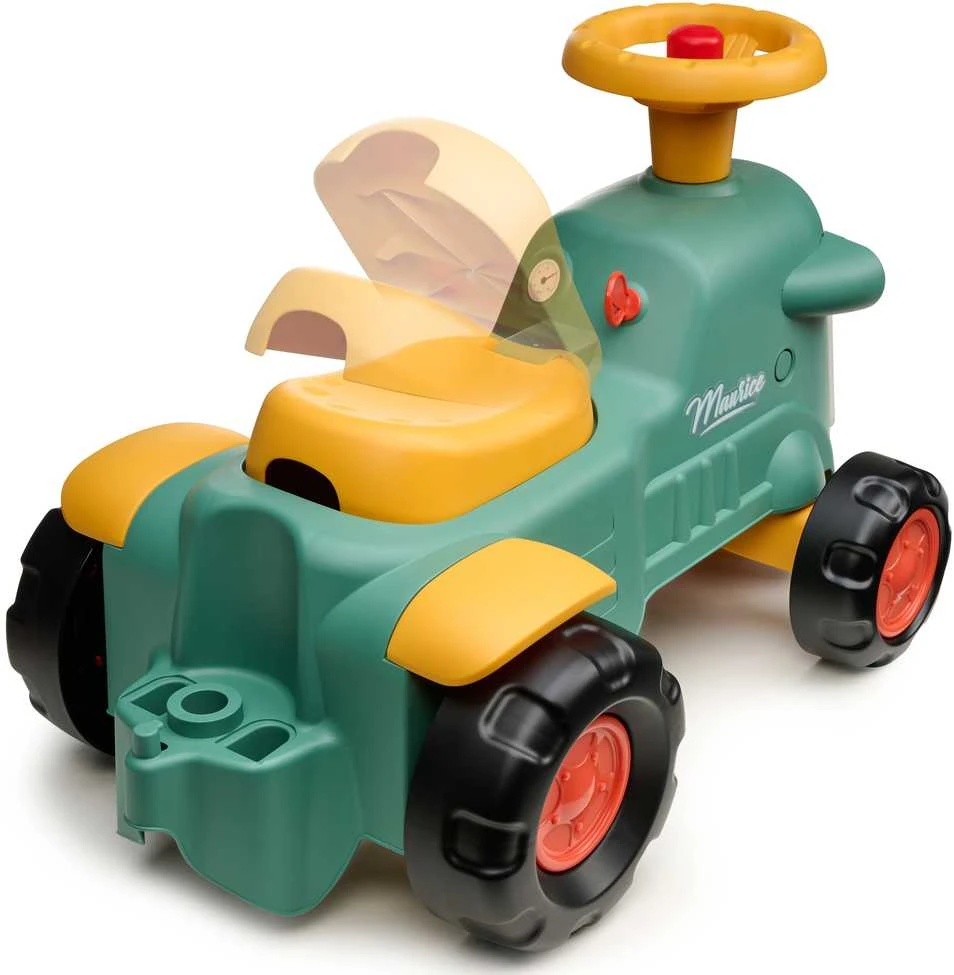 Nsh Nordic „Falk Baby Maurice Žalias Vintage“ traktorius su priekaba nuo 1 metų