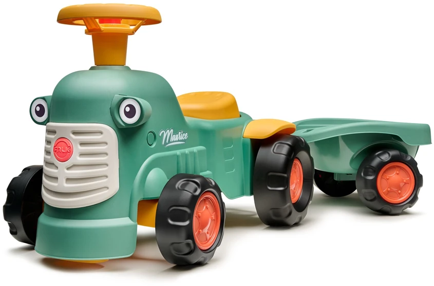 Nsh Nordic „Falk Baby Maurice Žalias Vintage“ traktorius su priekaba nuo 1 metų