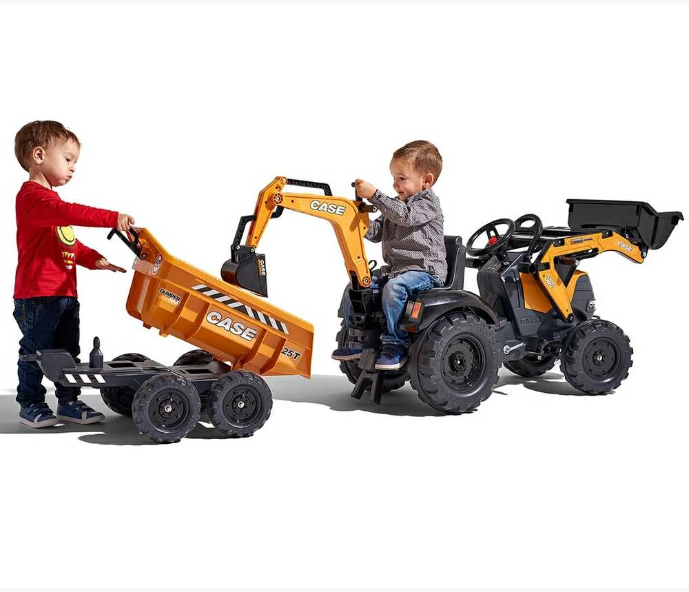 Pedalinis traktorius FALK Case IH Backhoe