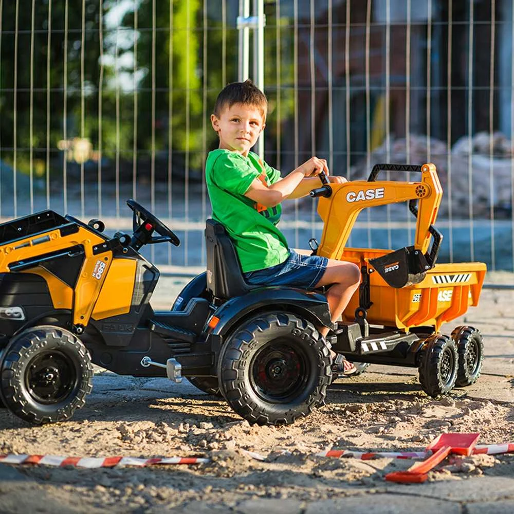Pedalinis traktorius FALK Case IH Backhoe