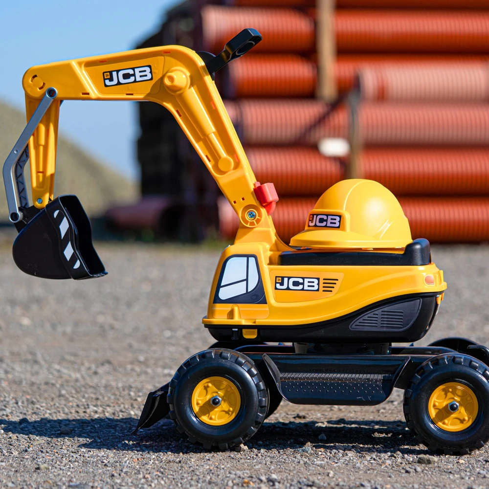 FALK Koparka JCB Modelis Su Rotuojančia Žarna Geltona