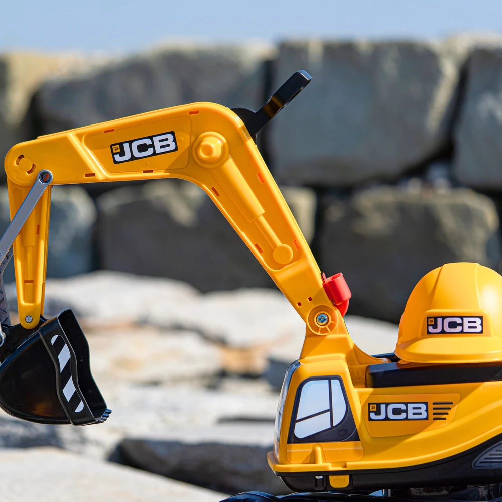 FALK Koparka JCB Modelis Su Rotuojančia Žarna Geltona