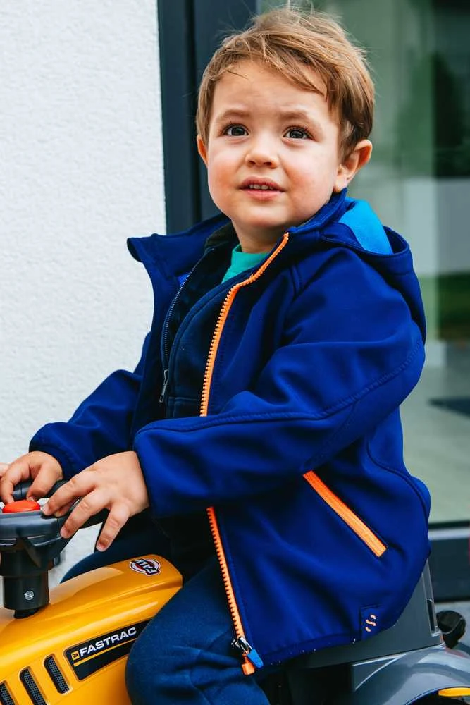 Falk Traktorius JCB Su Priekaba Oranžinis