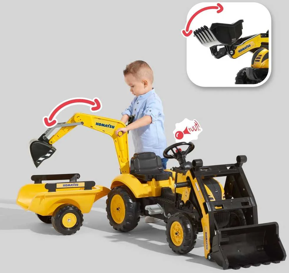 FALK Komatsu pedalinis traktorius