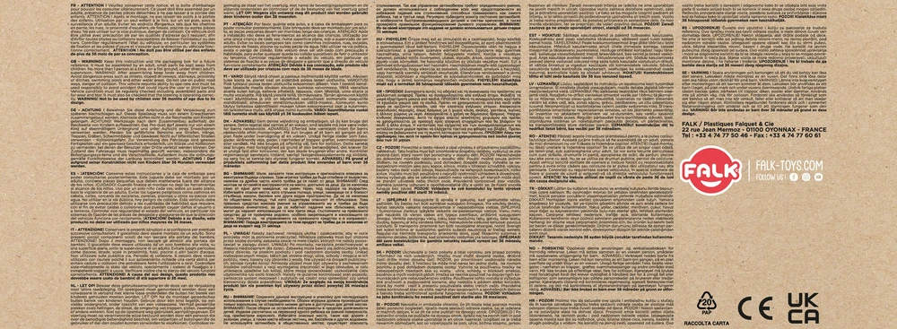 FALK Traktorius Vaikiškas Maurice Žalias Su Saugykla Nuo 1 Metų