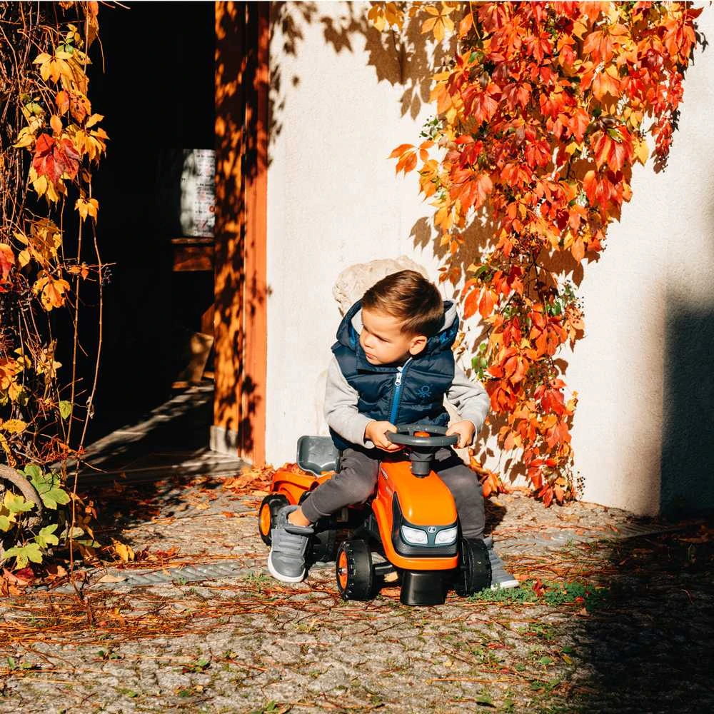 Falk Traktorius su Priekaba Kubota Oranžinis