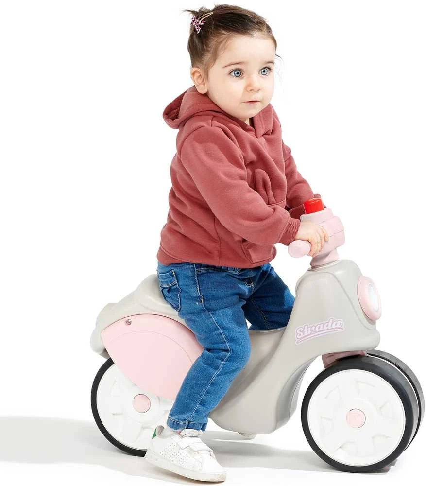 „Falk Scooter Strada Retro Ride“ mergaitei ramioms padangoms nuo vienerių metų
