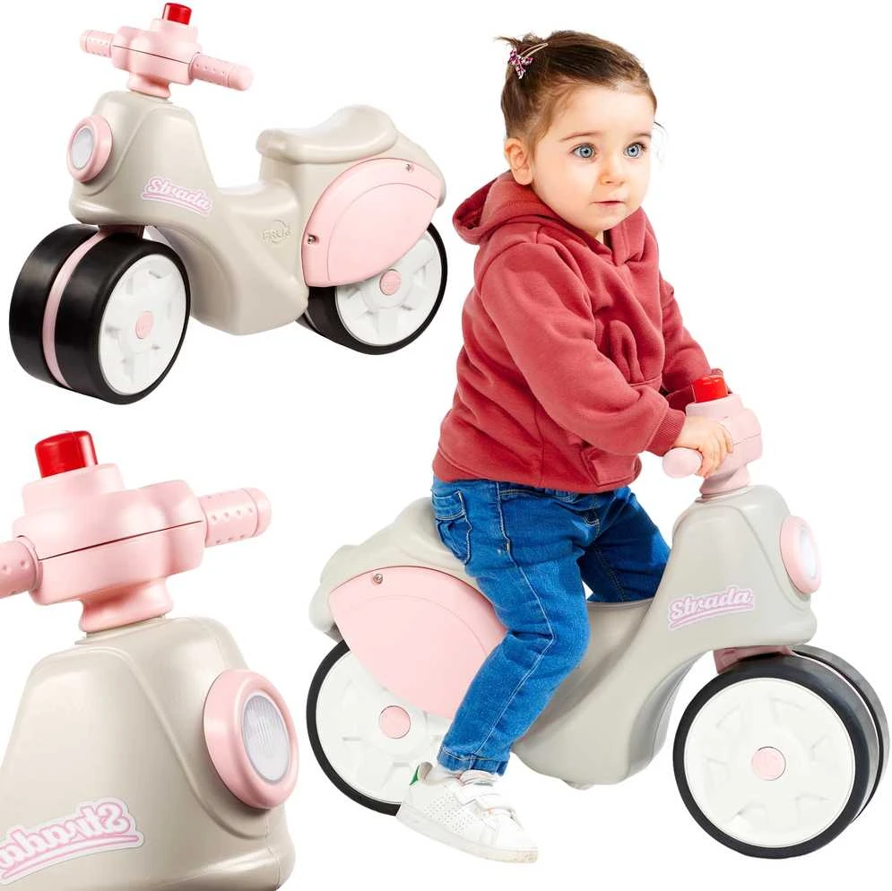 „Falk Scooter Strada Retro Ride“ mergaitei ramioms padangoms nuo vienerių metų