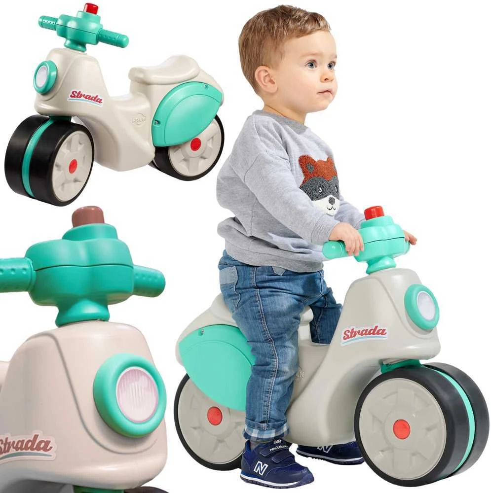 Falk Vaikiškas motoroleris Strada Retro, tylūs ratai