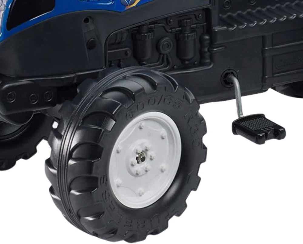 FALK New Holland T8 pedalinis traktorius su priekaba 3-7 metų vaikams