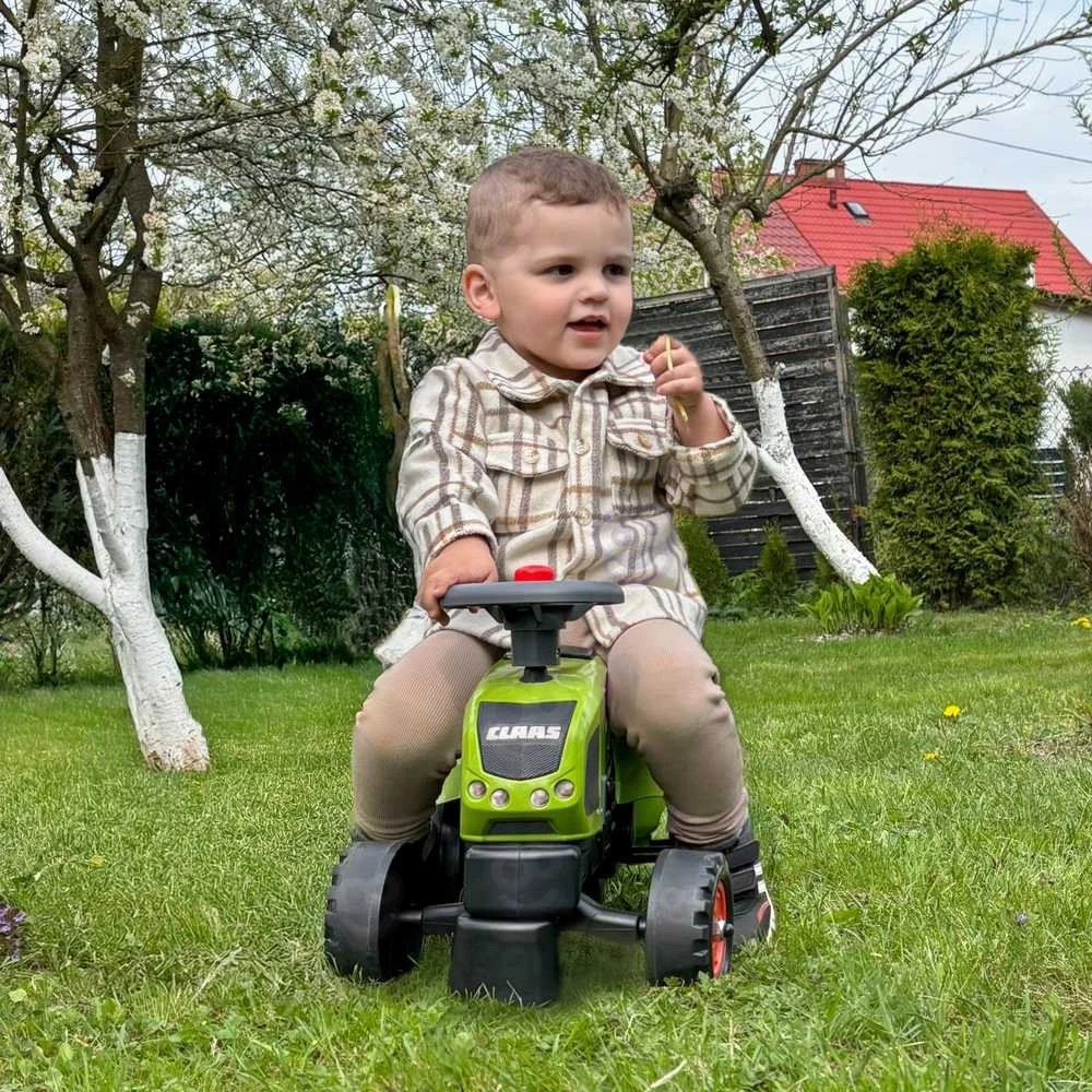 FALK traktoriukas su priekaba Baby Claas Axos 310 žalias
