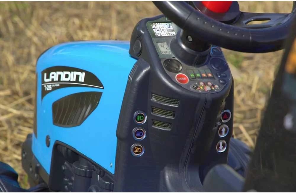 Pedalinis traktorius FALK Landini mėlynas