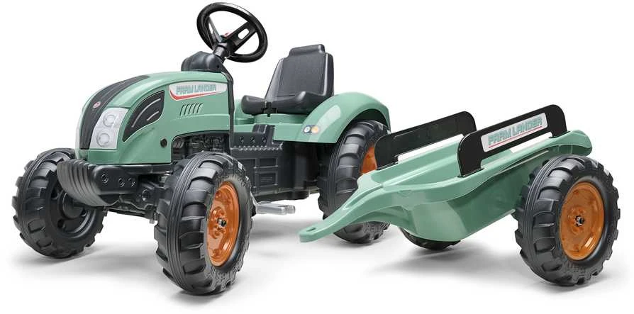 Falk Farm Lander Minamas pedalinis traktorius su priekaba