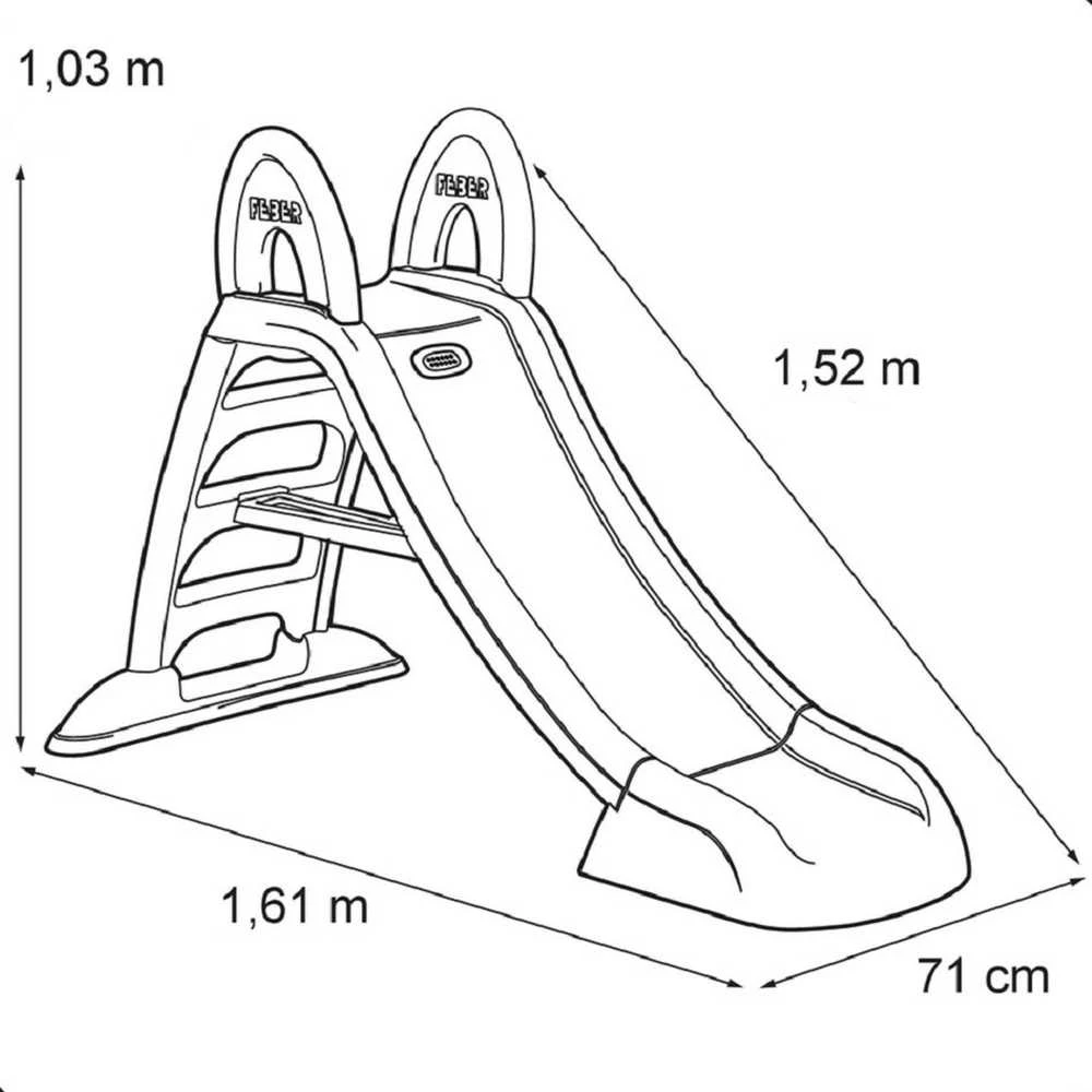 FEBER čiuožykla vaikams su vandens funkcija 152 cm