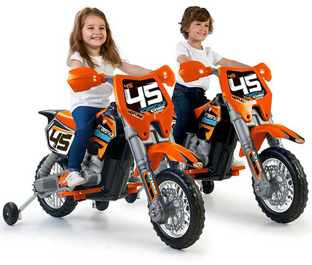 Elektrinis vaikiškas motociklas FEBER Cross 6V