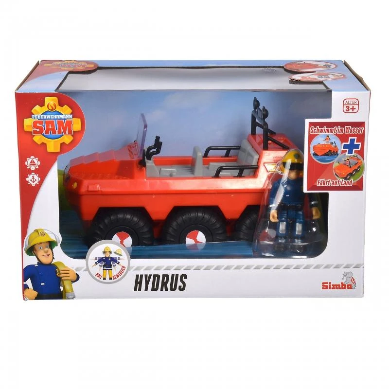 Simba Hydrus motoroleris su Fireman Sam figūrėle