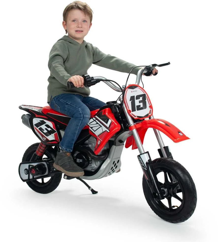 Injusa Vaikiškas elektrinis motociklas Motor Cross Raudona 24V