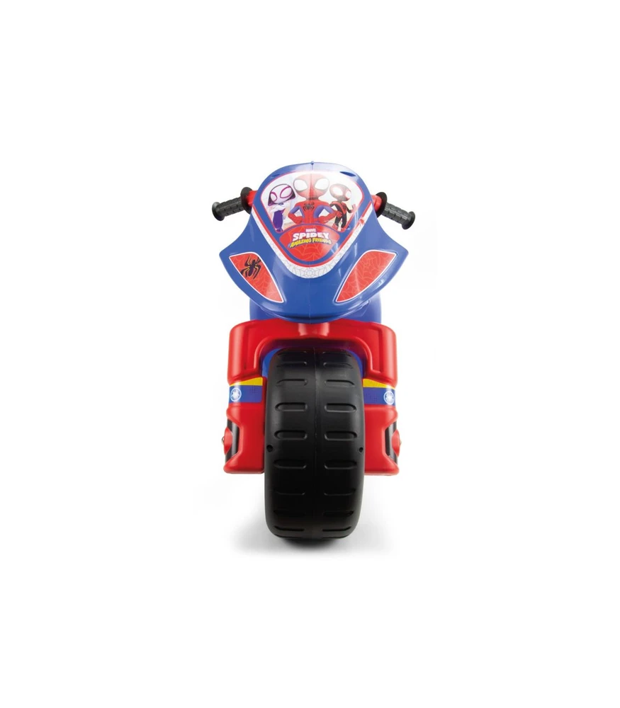 Pasispiriamas vaikiškas motociklas Injusa Spidey, su Žmogaus-voro motyvais