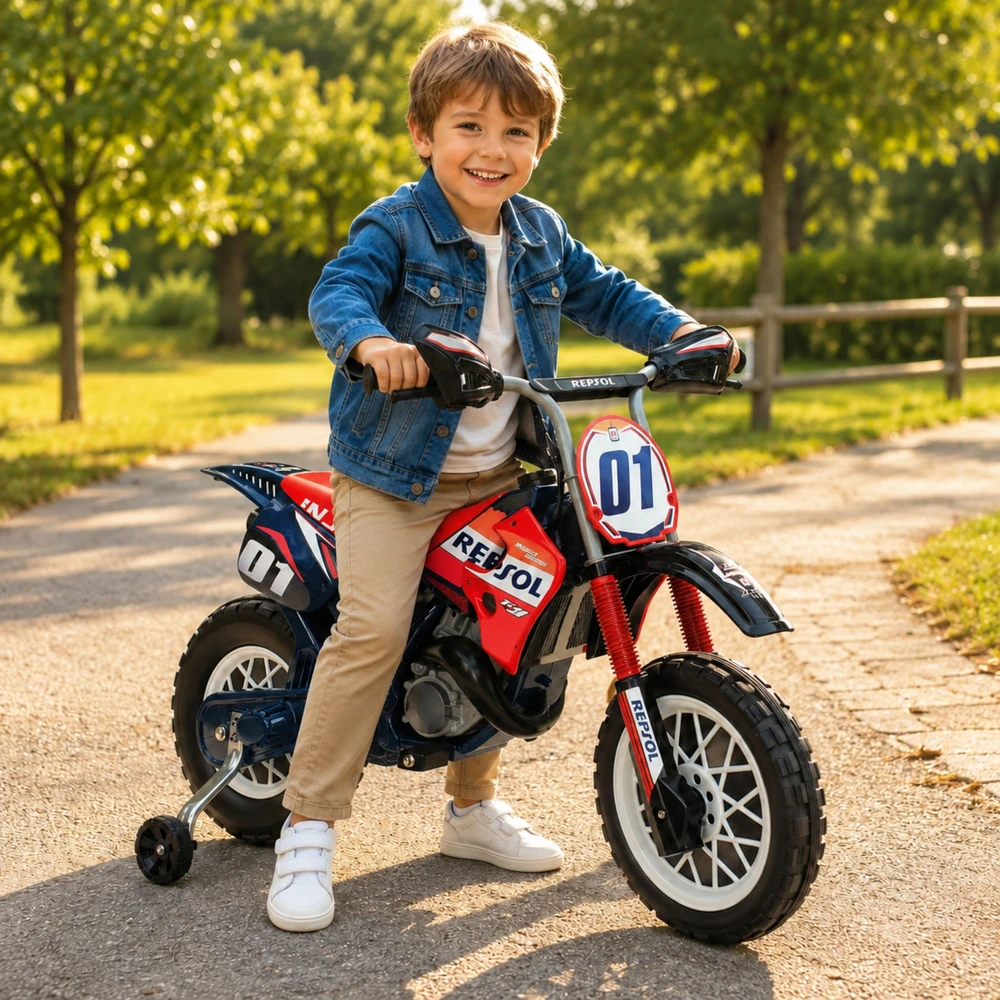 Vaikiškas elektrinis motociklas INJUSA Repsol 6V