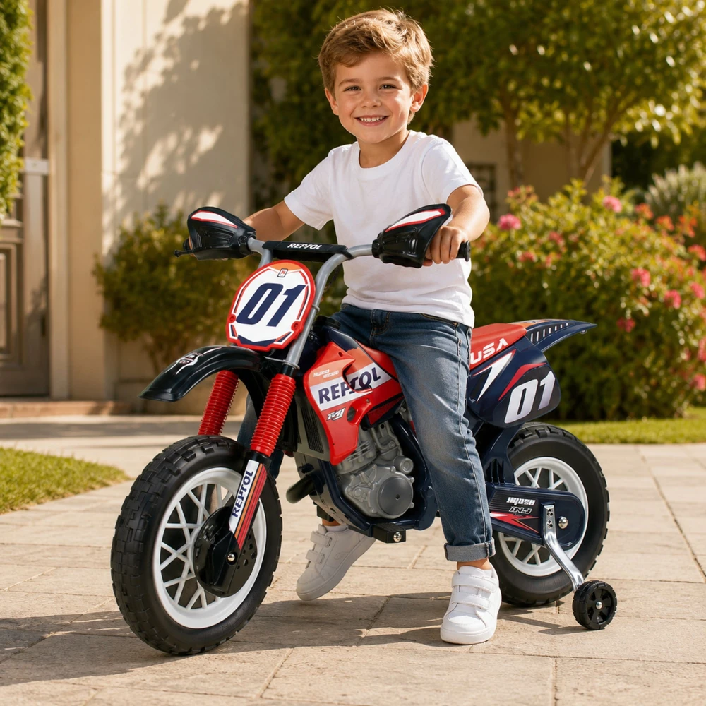 Vaikiškas elektrinis motociklas INJUSA Repsol 6V
