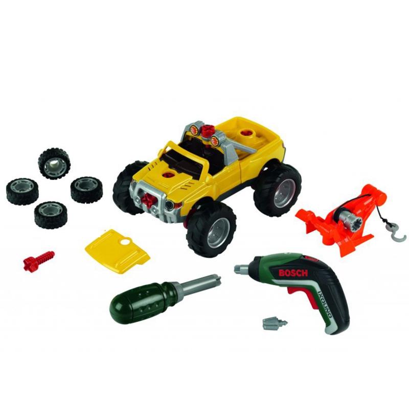 Klein 3in1 sukamas automobilis su Ixolino II atsuktuvu - geltonas 8689