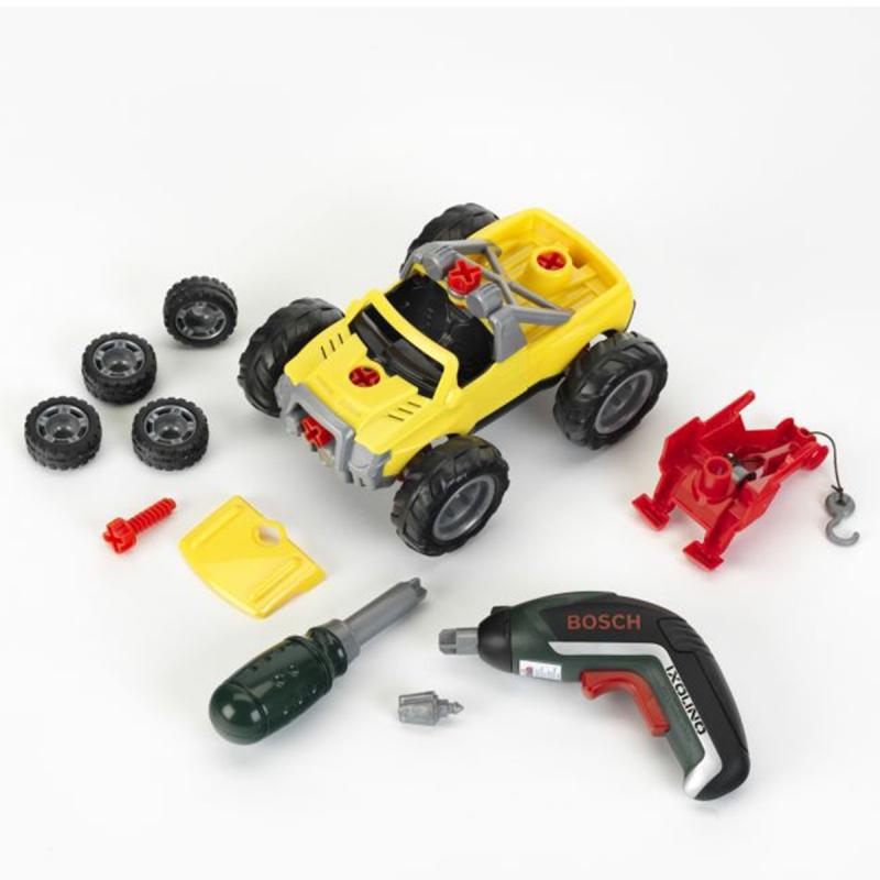 Klein 3in1 sukamas automobilis su Ixolino II atsuktuvu - geltonas 8689