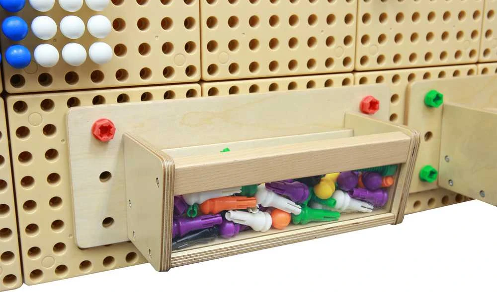 Masterkidz STEM lenta Priedų laikiklis su skaidriu šonu