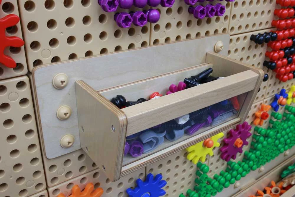 Masterkidz STEM lenta Priedų laikiklis su skaidriu šonu