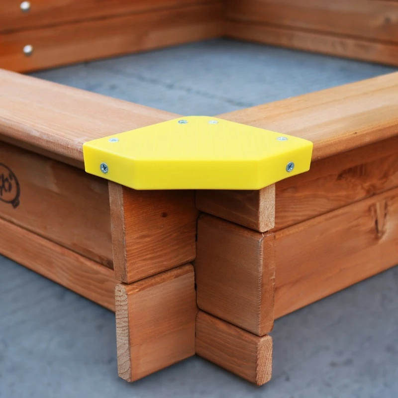 Lily Sandpit AXI medinė smėliadėžė su reguliuojamu stogu