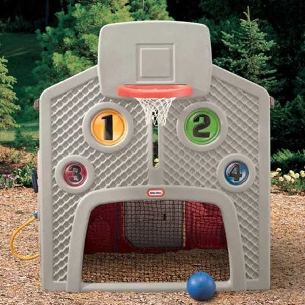 Lauko Žaidimų Namelis Little Tikes su Krepšinio Lanku