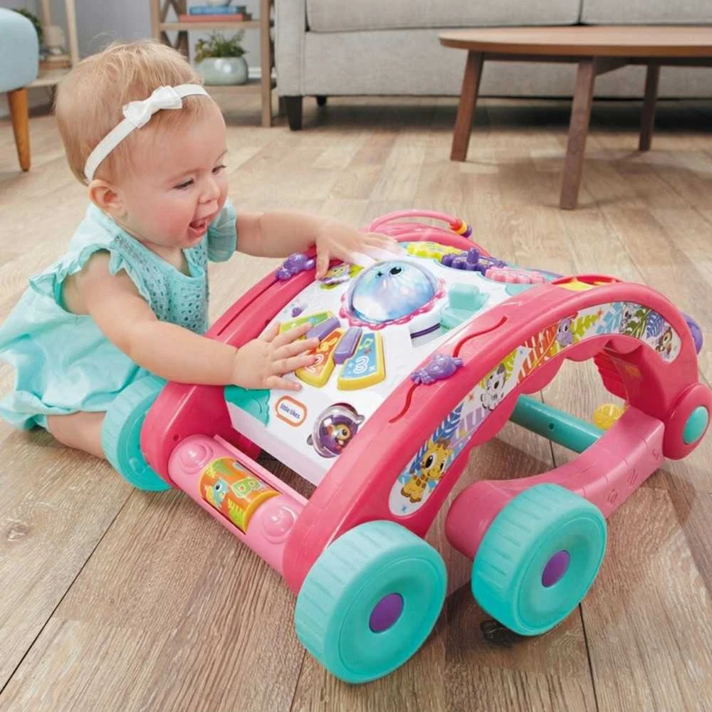 Little Tikes Vaikštynė „Trys viename“, rožinis