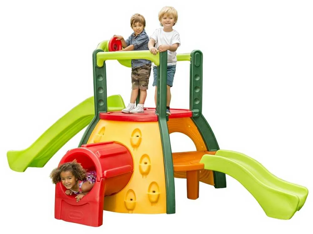 Little Tikes Žaidimų aikštelė su čiuožyklomis Super beždžionių girią 2in1
