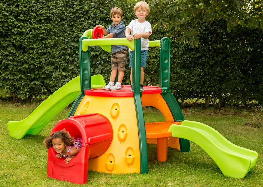 Little Tikes Žaidimų aikštelė su čiuožyklomis Super beždžionių girią 2in1